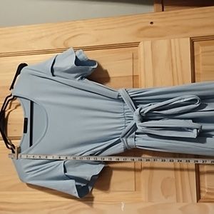 Ruffled T-shirt dress